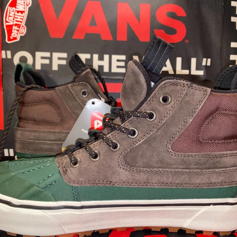 Vans Sk8-HI Del Pato MTE-2 All Weather Brown & Green Men's 7.5 VN0A5JMNBGS